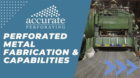 chicago sheet metal fabricators|accurate perforating Chicago il.